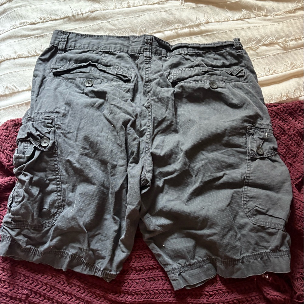 Calvin Klein Charcoal Cargo Shorts